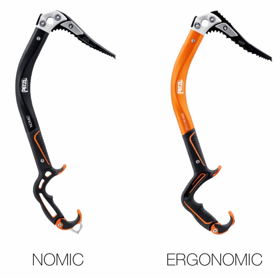 Petzl Nomic 和 Ergonomic 冰镐